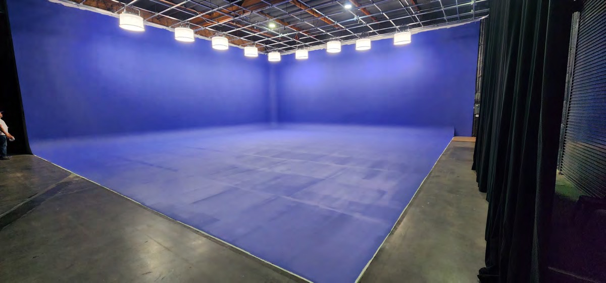Stage 1 painted chroma blue